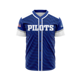 Bethel University Pilots | Baseball Jersey Blue