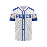 Bethel University Pilots | Baseball Jersey White