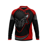 Bison Esports | Phantom Series | Raglan Long Sleeve Hooded T-Shirt