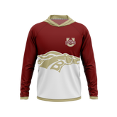 Brookwood HS | Phantom Series | Raglan Long Sleeve Hooded T-Shirt