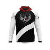 Buchtel Community Learning Center | Phantom Series | Raglan Long Sleeve Hooded T-Shirt