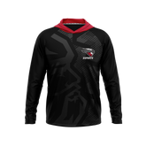 Western Colorado University | Phantom Series | Raglan Long Sleeve Hooded T-Shirt Away