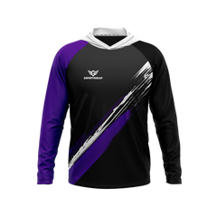 Raglan Hooded Long Sleeve T-Shirt Design