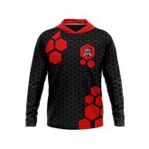 Goshen High School Raglan Long Sleeve Hooded T-Shirt