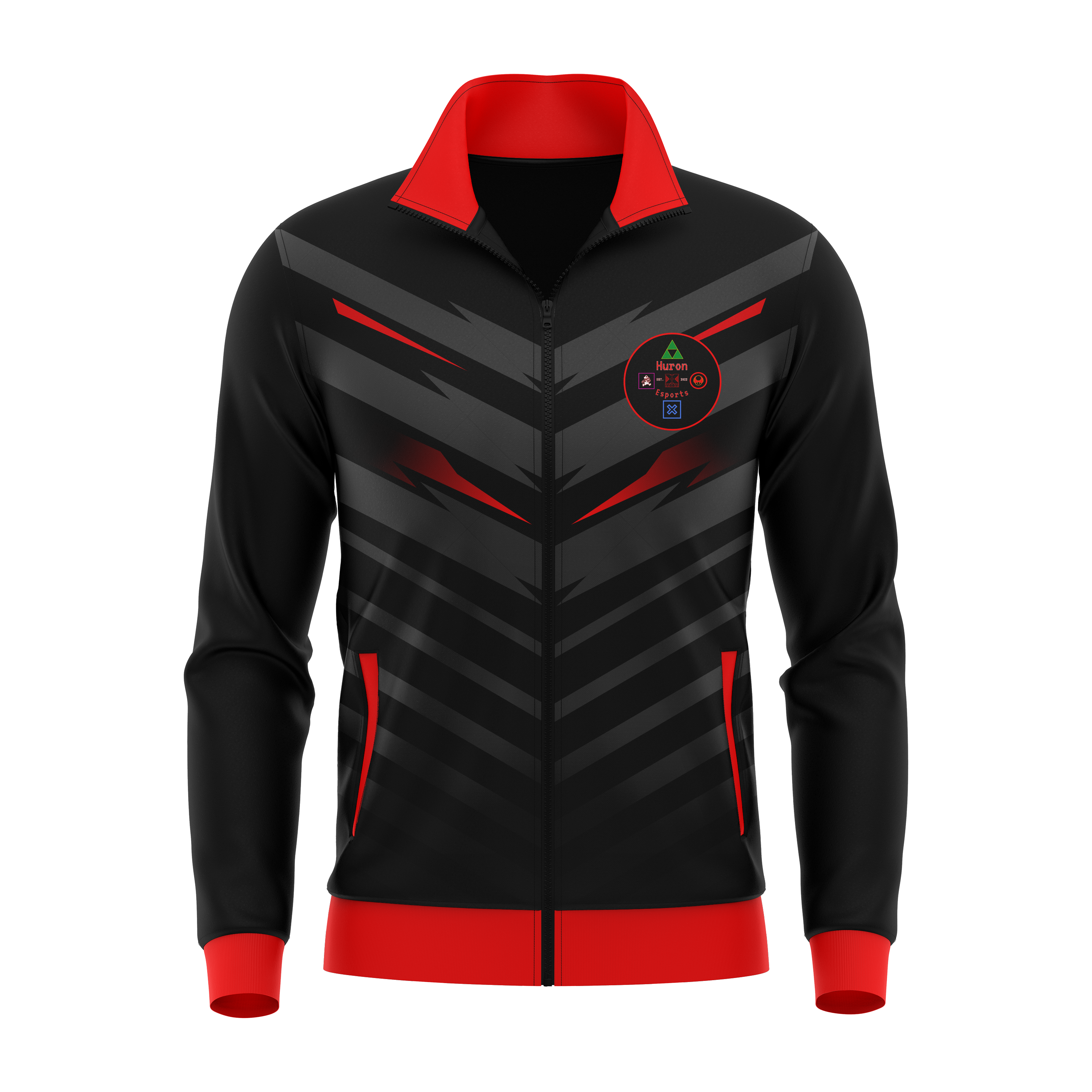 Huron High School Premium Full Zip Water Resistant Jacket