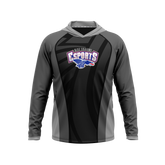 Hutchinson Esports | Long Sleeve Hooded T-Shirt Alt