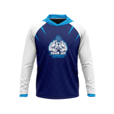 John Jay College Wholesale Raglan Long Sleeve Hooded T-Shirt