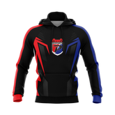 Plainfield High School | Sublimated | Black Pullover Hoodie