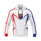 Plainfield High School | Sublimated | White Pullover Hoodie