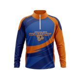 WeBleedFPV | Immortal Series | Orange Quarter Zip Pullover