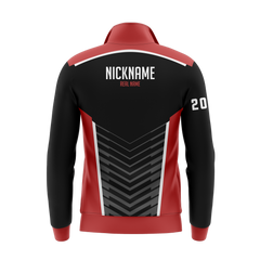 Rutgers University | Premium Full Zip Water Resistant Jacket Striped