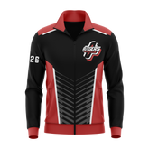 Rutgers University | Premium Full Zip Water Resistant Jacket Striped
