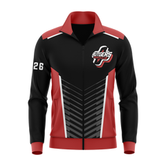 Rutgers University | Premium Full Zip Water Resistant Jacket Striped