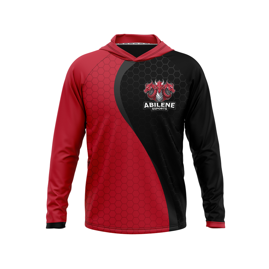Abilene ISD Raglan Long Sleeve Hooded T-Shirt