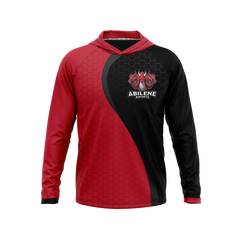 Abilene ISD Raglan Long Sleeve Hooded T-Shirt