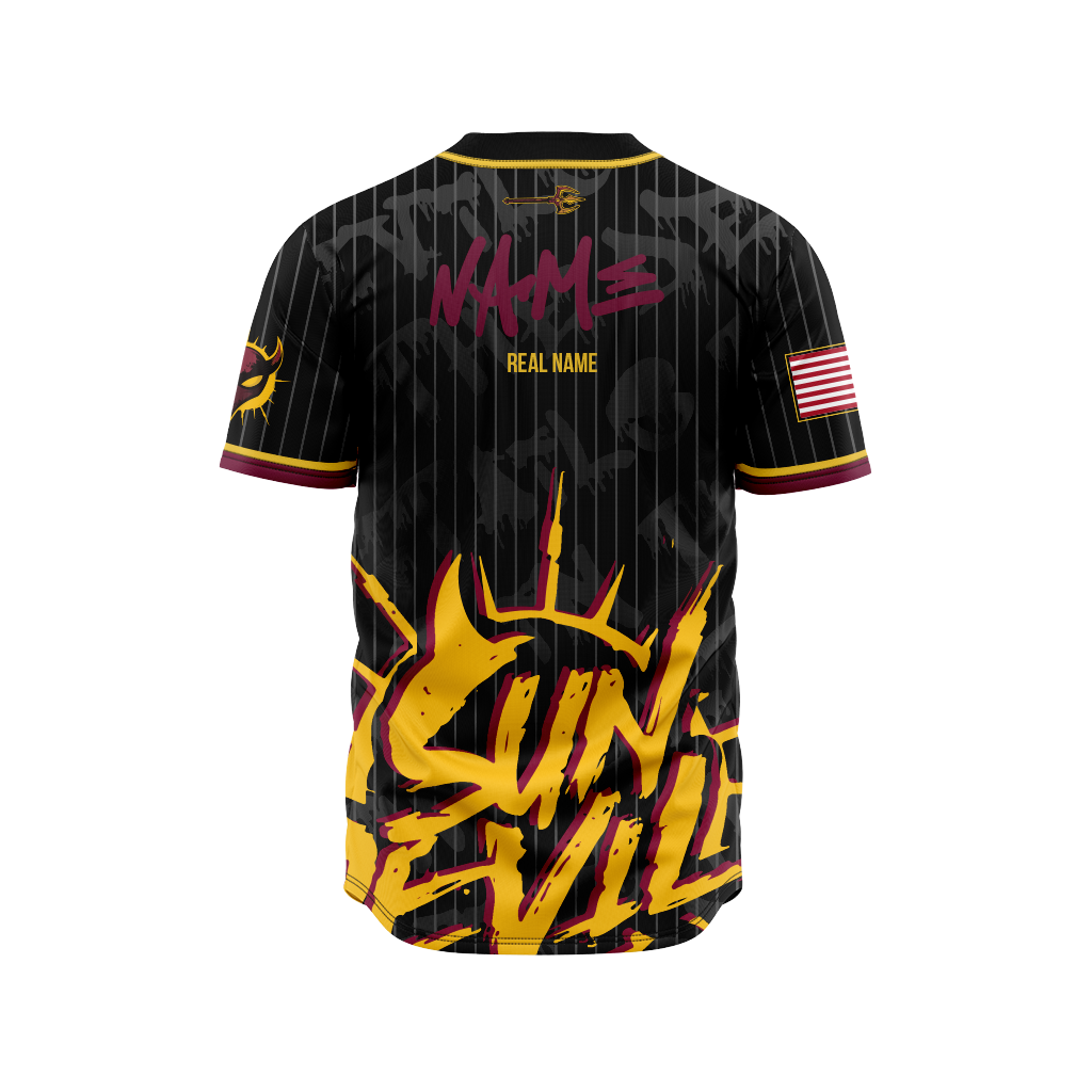 Arizona State University | Sublimated |  Baseball Jersey
