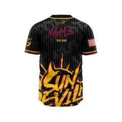 Arizona State University | Sublimated |  Baseball Jersey