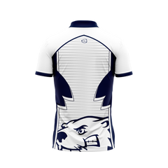 BVU Esports | Immortal Series | Quarter Zip Polo White