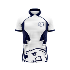 BVU Esports | Immortal Series | Quarter Zip Polo White