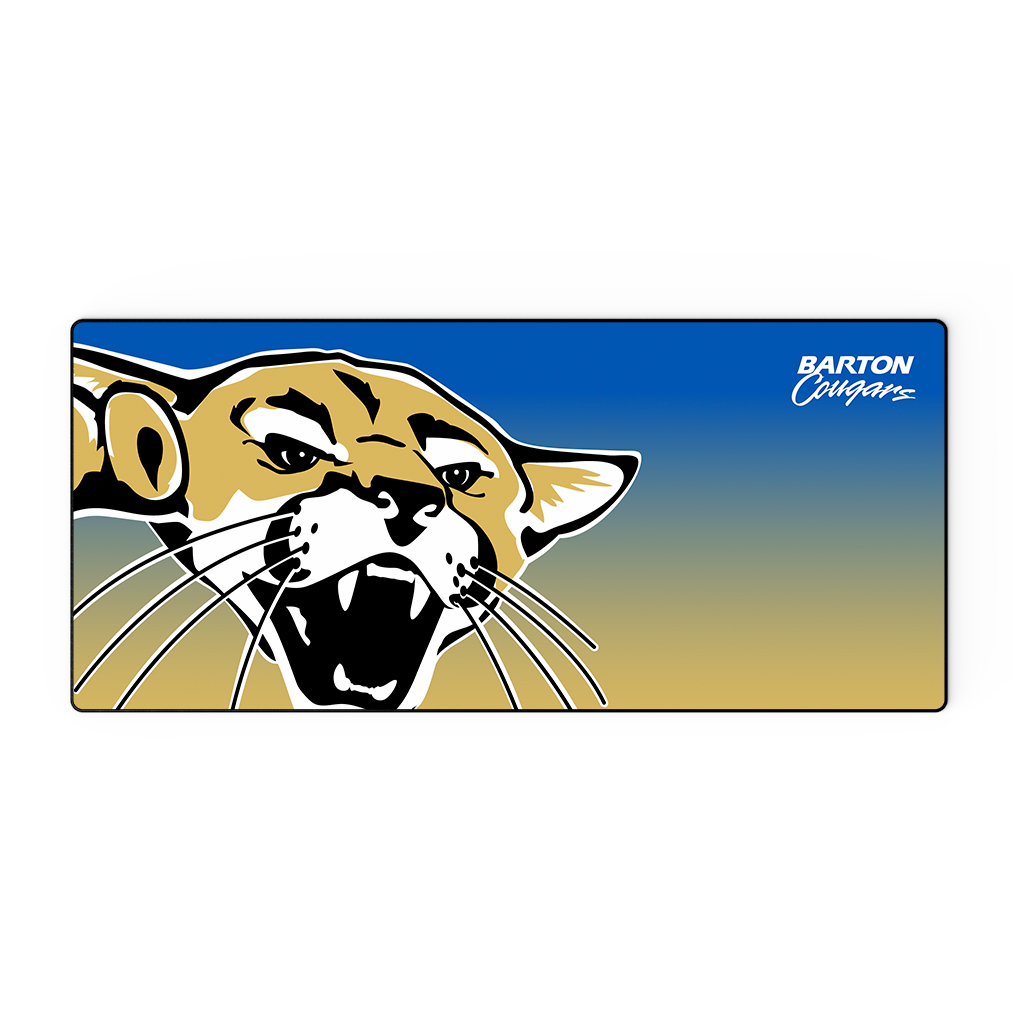 Barton Community College Esports Stitched Edge XL Mousepad 2024