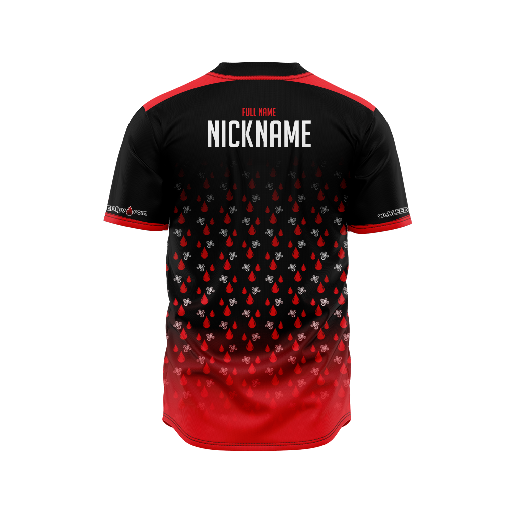 WeBleedFPV | Immortal Series | Baseball Jersey Black
