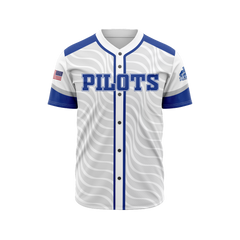 Bethel University Pilots | Baseball Jersey White