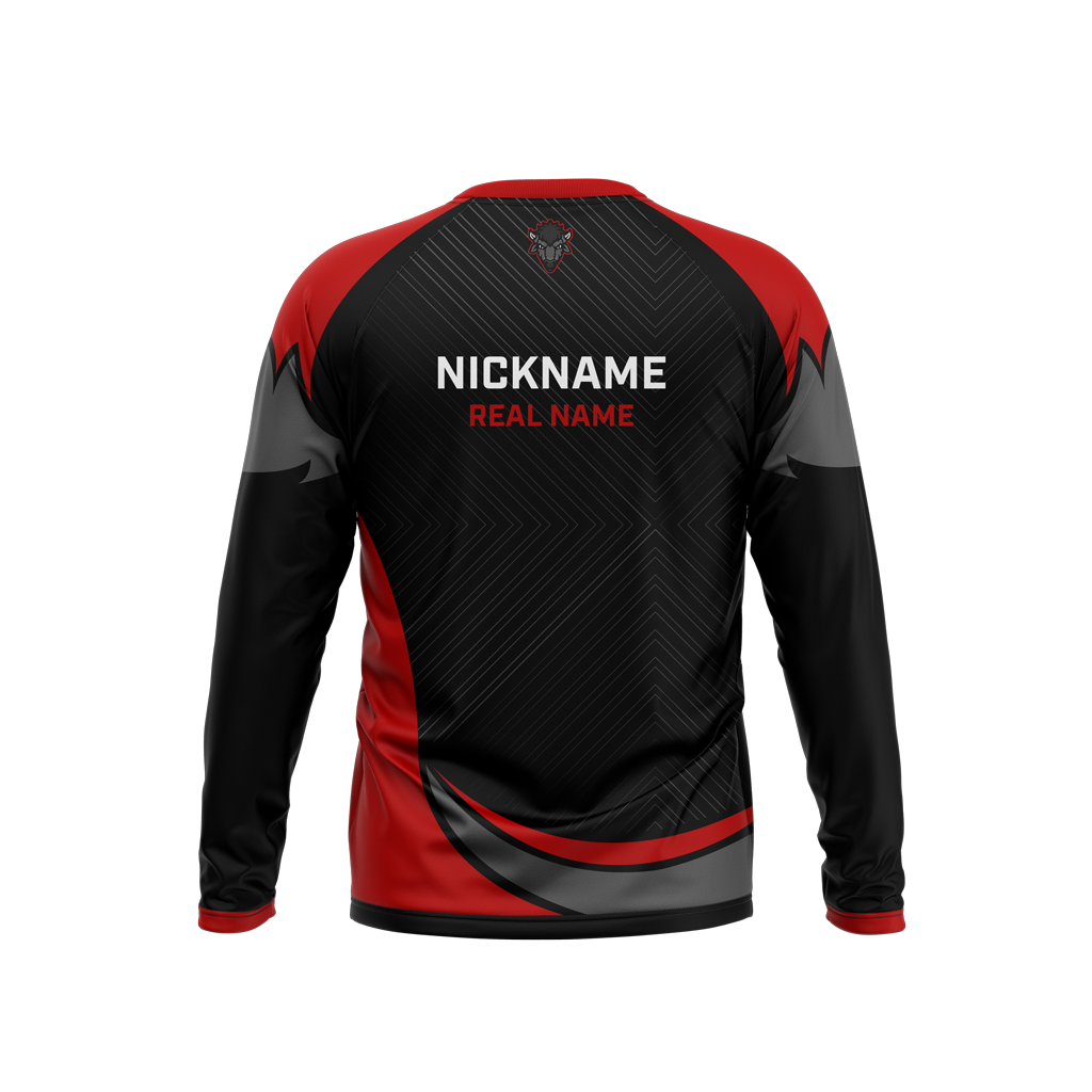 Bison Esports | Phantom Series | Raglan Long Sleeve T-Shirt