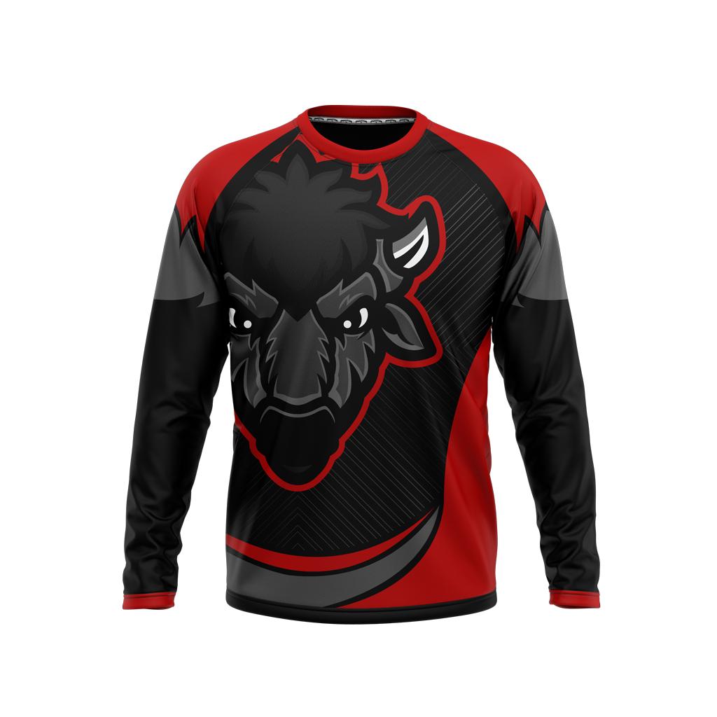 Bison Esports | Phantom Series | Raglan Long Sleeve T-Shirt