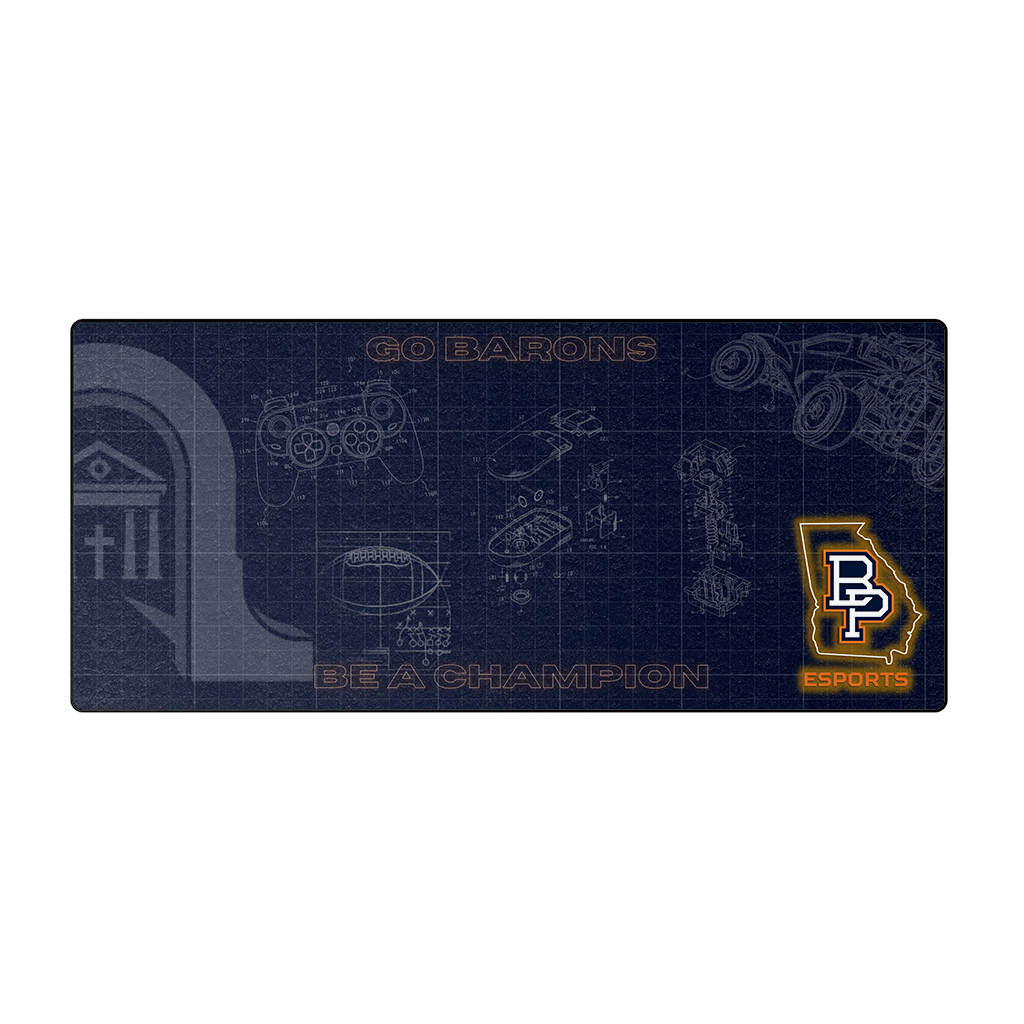Brewton Parker College | Stitched Edge XL Mousepad