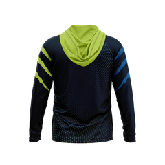 Bryant Stratton Rochester | Phantom Series | Raglan Long Sleeve Hooded T-Shirt