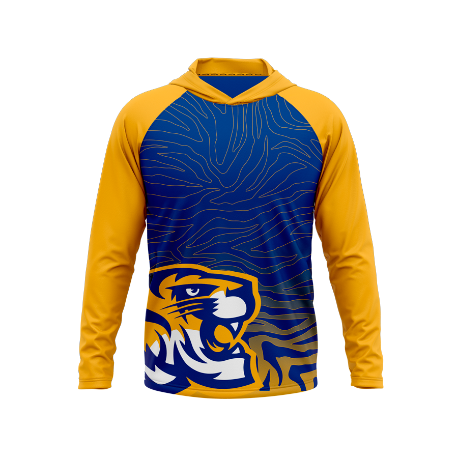 Central Christian Kansas | Phantom Series | Raglan Long Sleeve Hooded T-Shirt