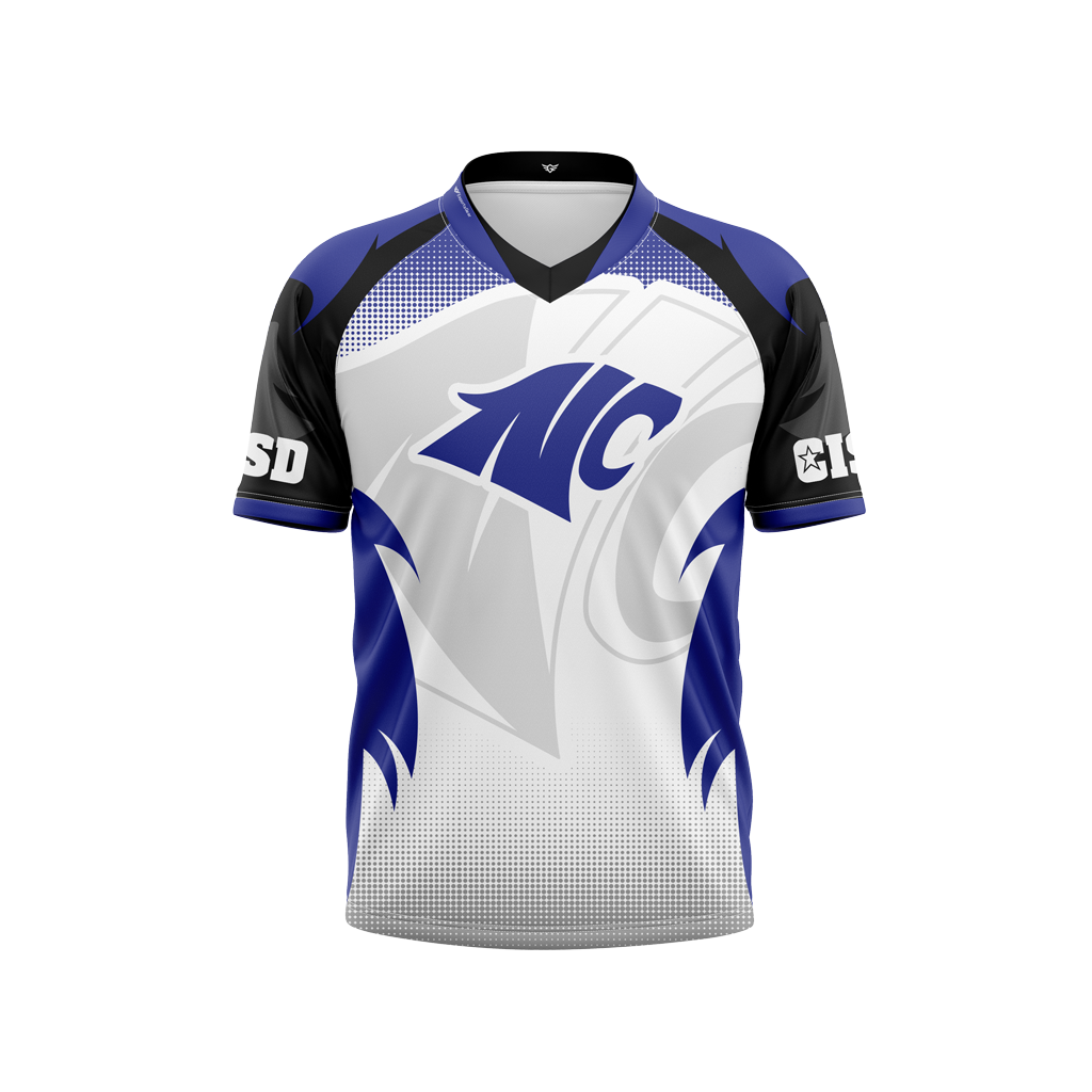 Crowley ISD | White & Blue | Public Jersey