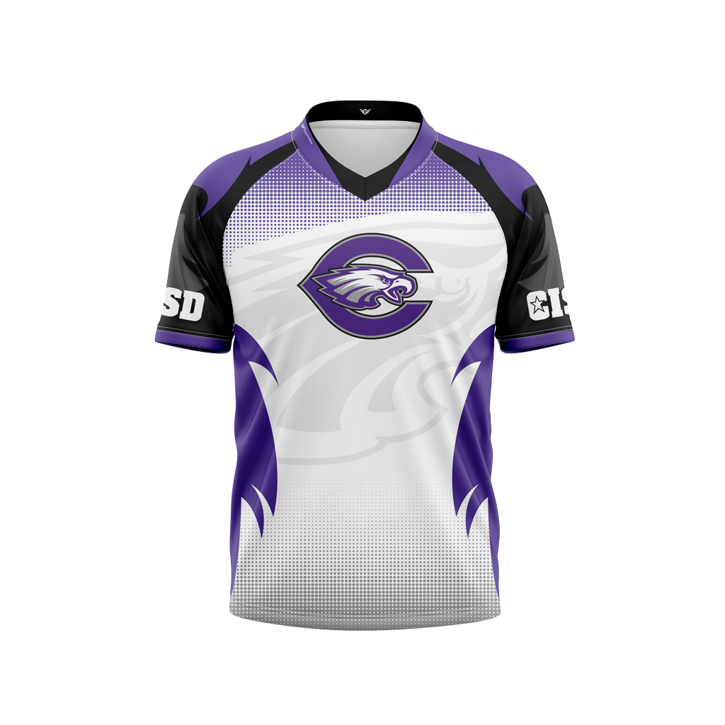 Crowley ISD | White & Purple | Public Jersey