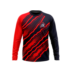 Davis Public Schools | Phantom Series | Raglan Long Sleeve T-Shirt