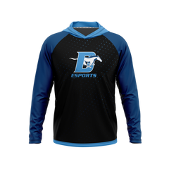 Downers Grove South High School | Phantom Series | Raglan Long Sleeve Hooded T-Shirt