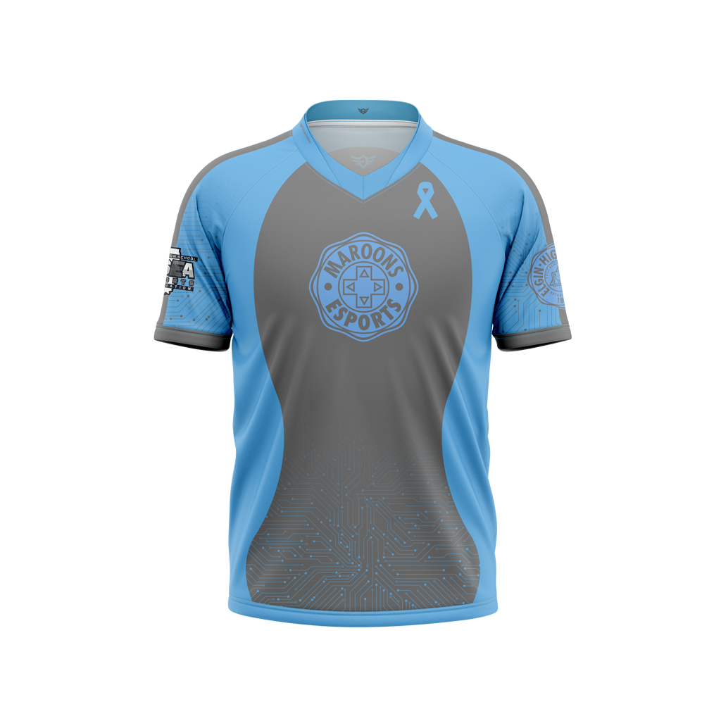 Elgin High School | Immortal Series | Cancer Awareness Jersey (Blue)