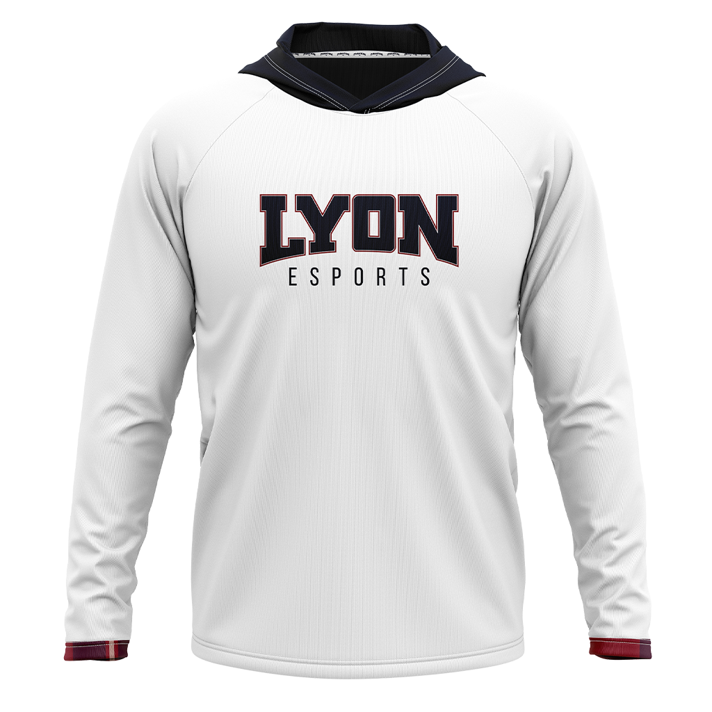 Lyon College Esports | Phantom Series | Raglan Long Sleeve Hooded T-Shirt