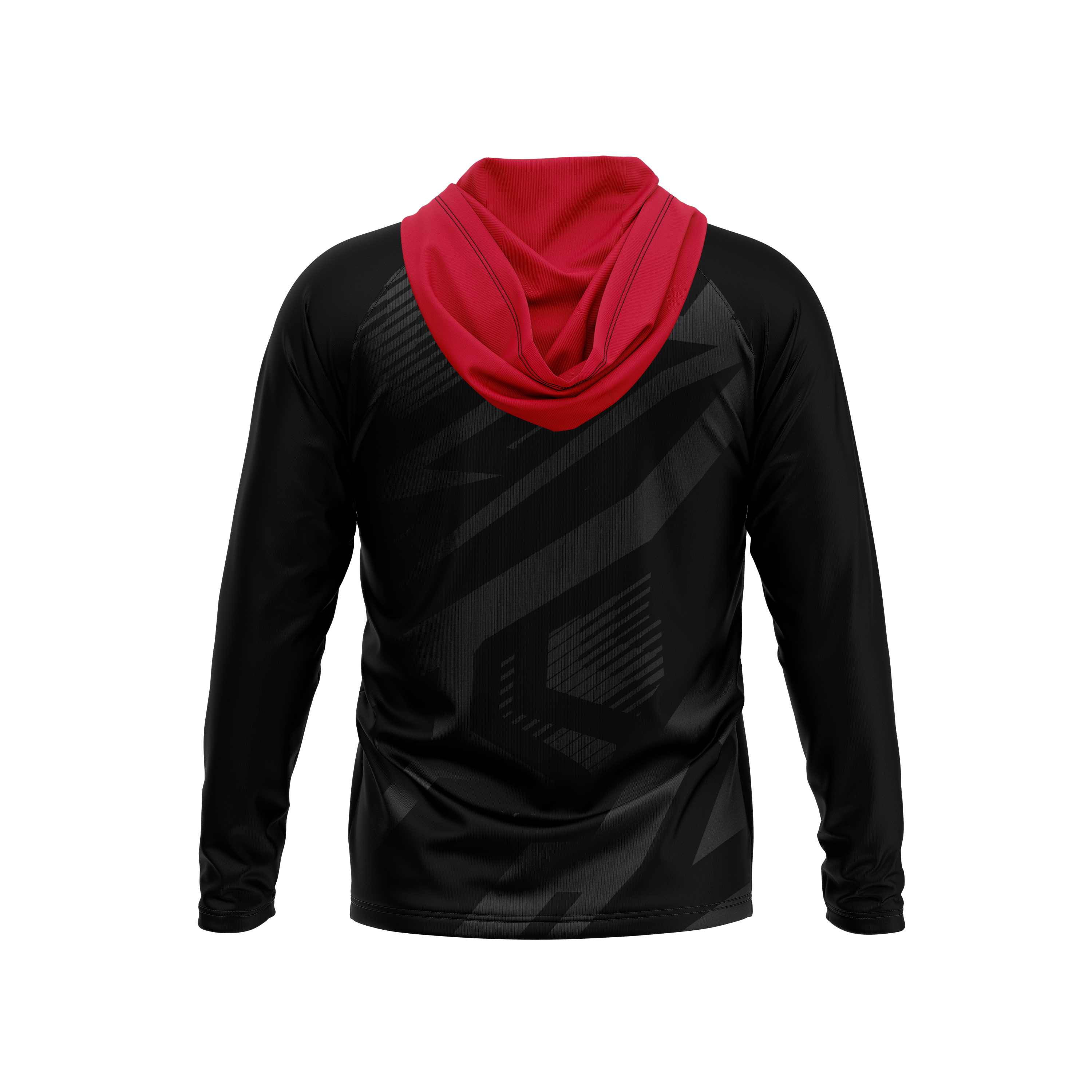 Western Colorado University | Phantom Series | Raglan Long Sleeve Hooded T-Shirt Away