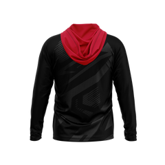 Western Colorado University | Phantom Series | Raglan Long Sleeve Hooded T-Shirt Away