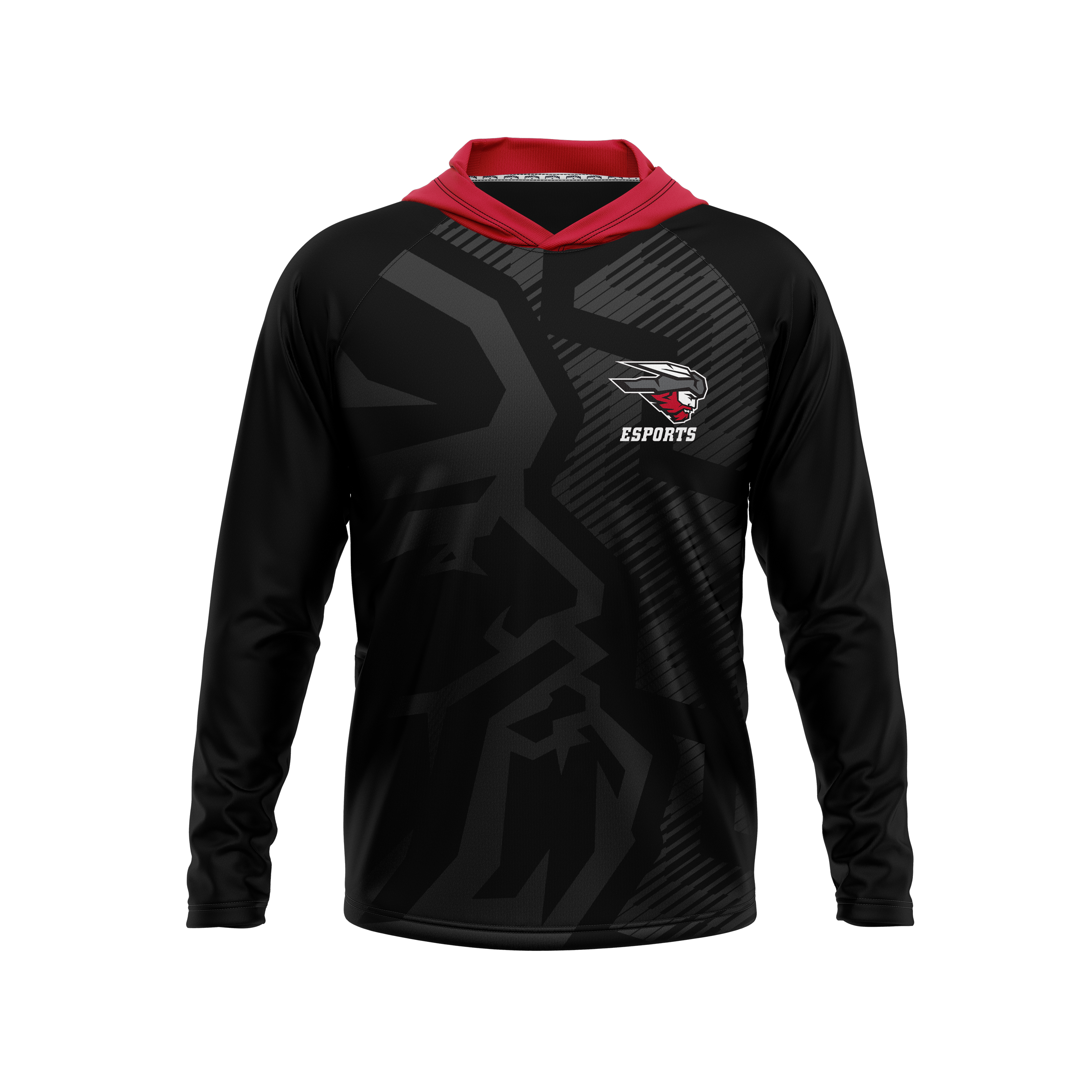 Western Colorado University | Phantom Series | Raglan Long Sleeve Hooded T-Shirt Away
