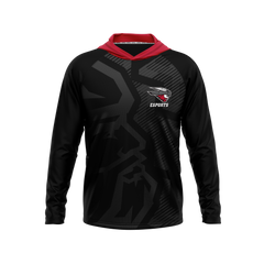 Western Colorado University | Phantom Series | Raglan Long Sleeve Hooded T-Shirt Away