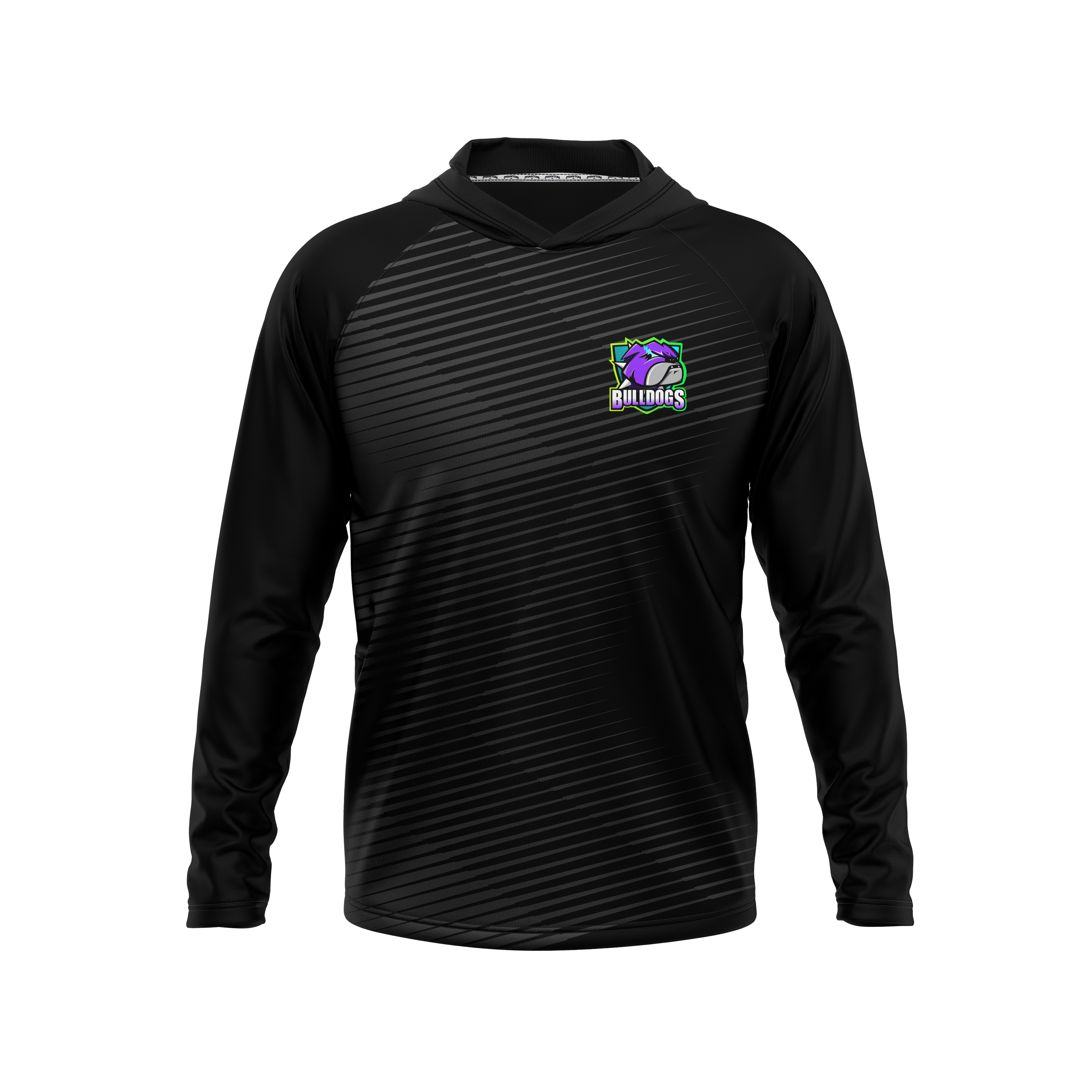 Hamburg HS | Phantom Series | Raglan Long Sleeve Hooded T-Shirt