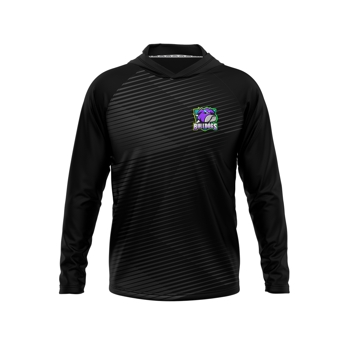 Hamburg HS | Phantom Series | Raglan Long Sleeve Hooded T-Shirt