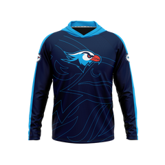 Lackawanna Esports Raglan Long Sleeve Hooded T-Shirt