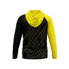 Carroll County High School | Phantom Series | Raglan Long Sleeve Hooded T-Shirt