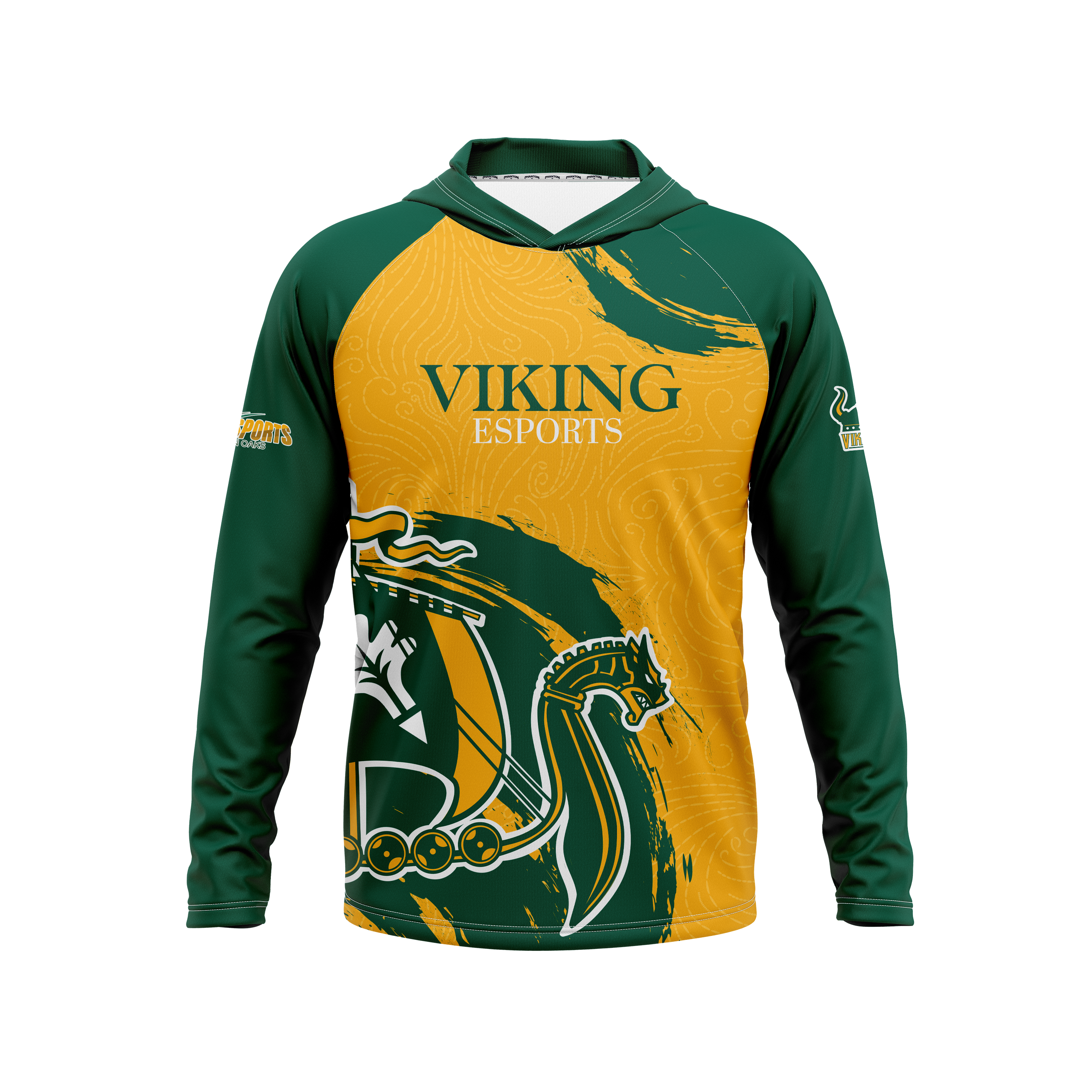 Glen Oaks CC | Sublimated | Raglan Long Sleeve Hooded T-Shirt 24