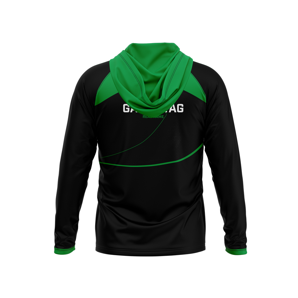 Eureka HS | Phantom Series | Raglan Long Sleeve Hooded T-Shirt
