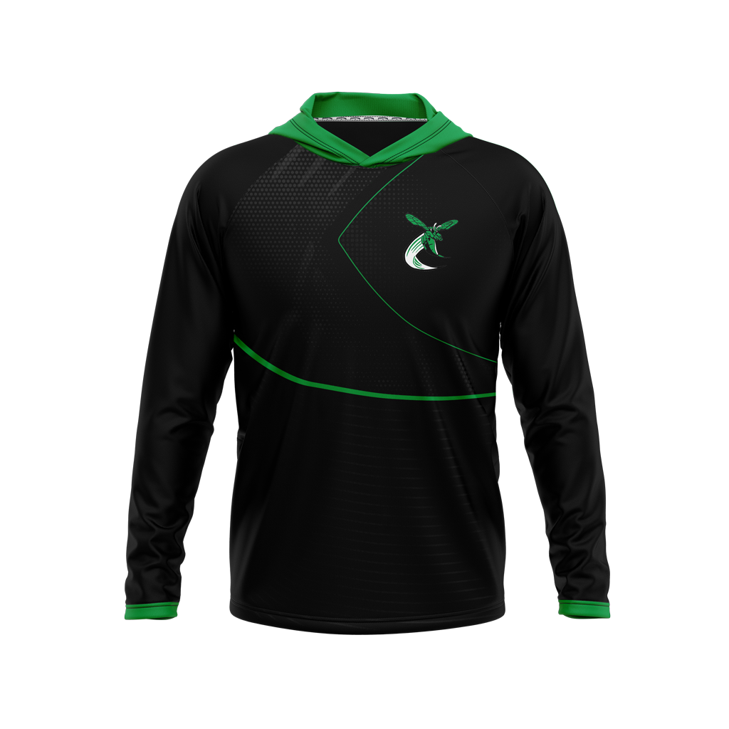 Eureka HS | Phantom Series | Raglan Long Sleeve Hooded T-Shirt