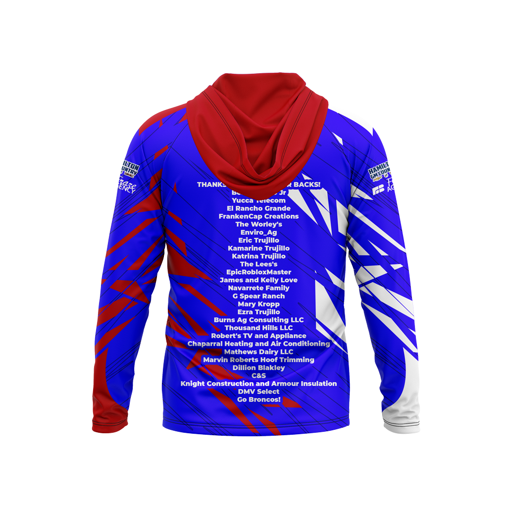 Floyd High School | Blue | Long Sleeve Hooded