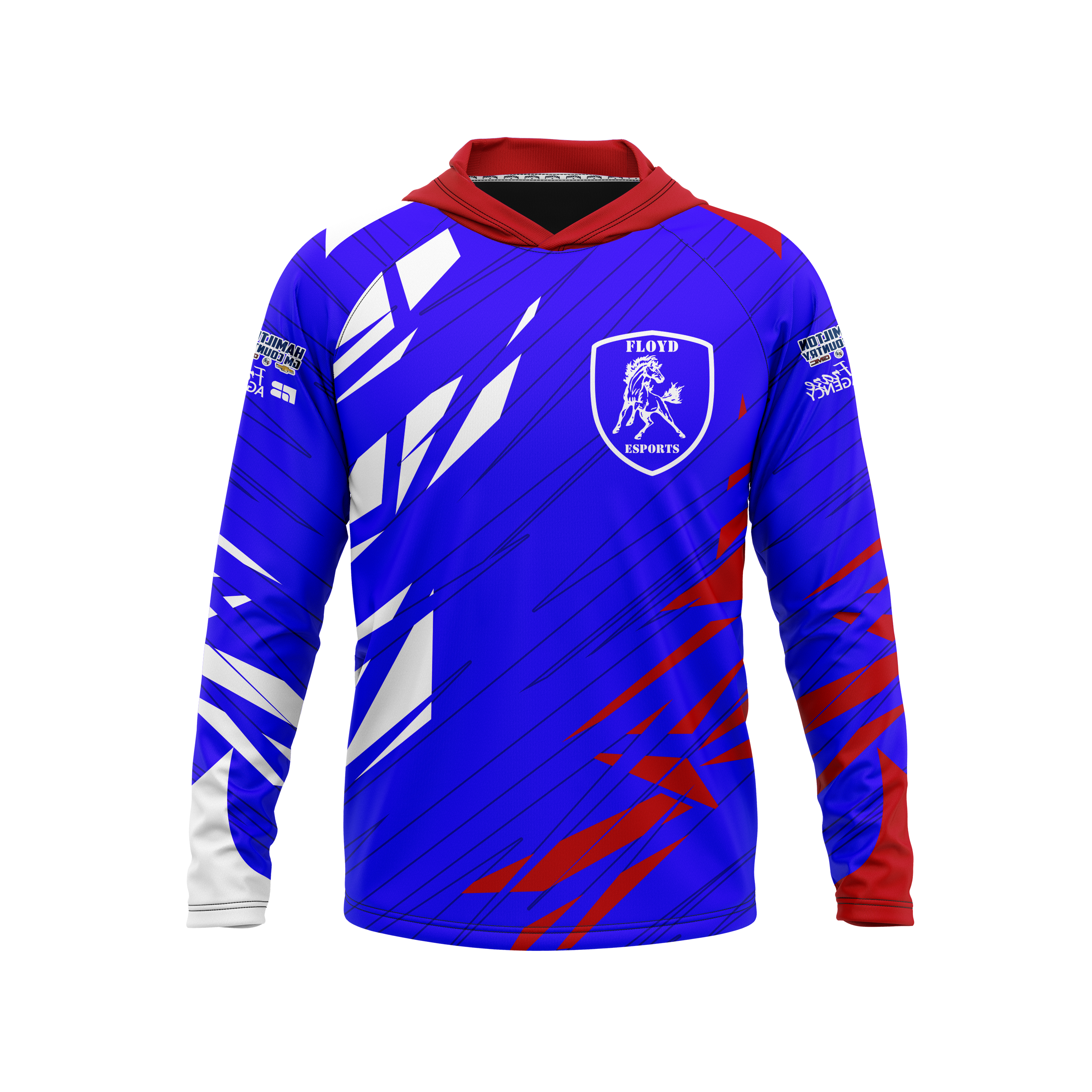 Floyd High School | Blue | Long Sleeve Hooded